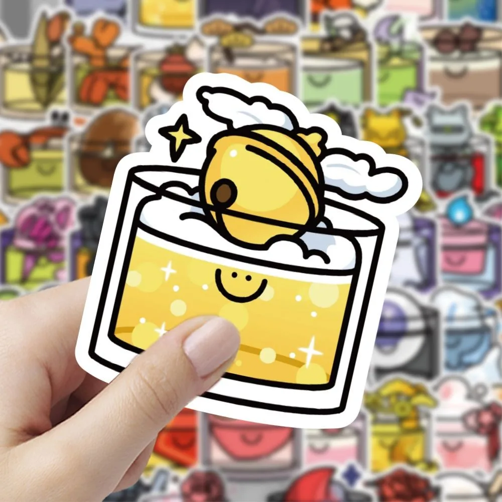 60 Stück Cartoon-Cocktail-Shaker-Aufkleber – lustige Aufkleber für DIY- und Bar-Dekoration, RecordingYourLife Store