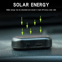 Car Fake Security Light Solar Powered Simulated Dummy Alarm Wireless Warning Anti-Theft Caution Lamp LED Flashing Lights