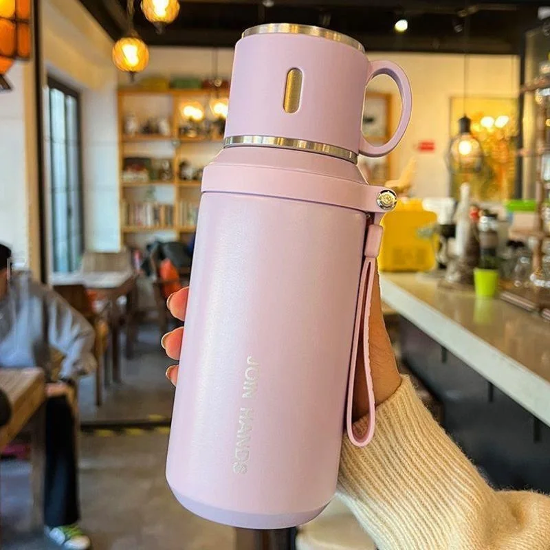 

Портативная изолированная бутылка для воды большой емкости из нержавеющей стали, дорожный подарок для мальчиков, школьный термос для ношения в офис