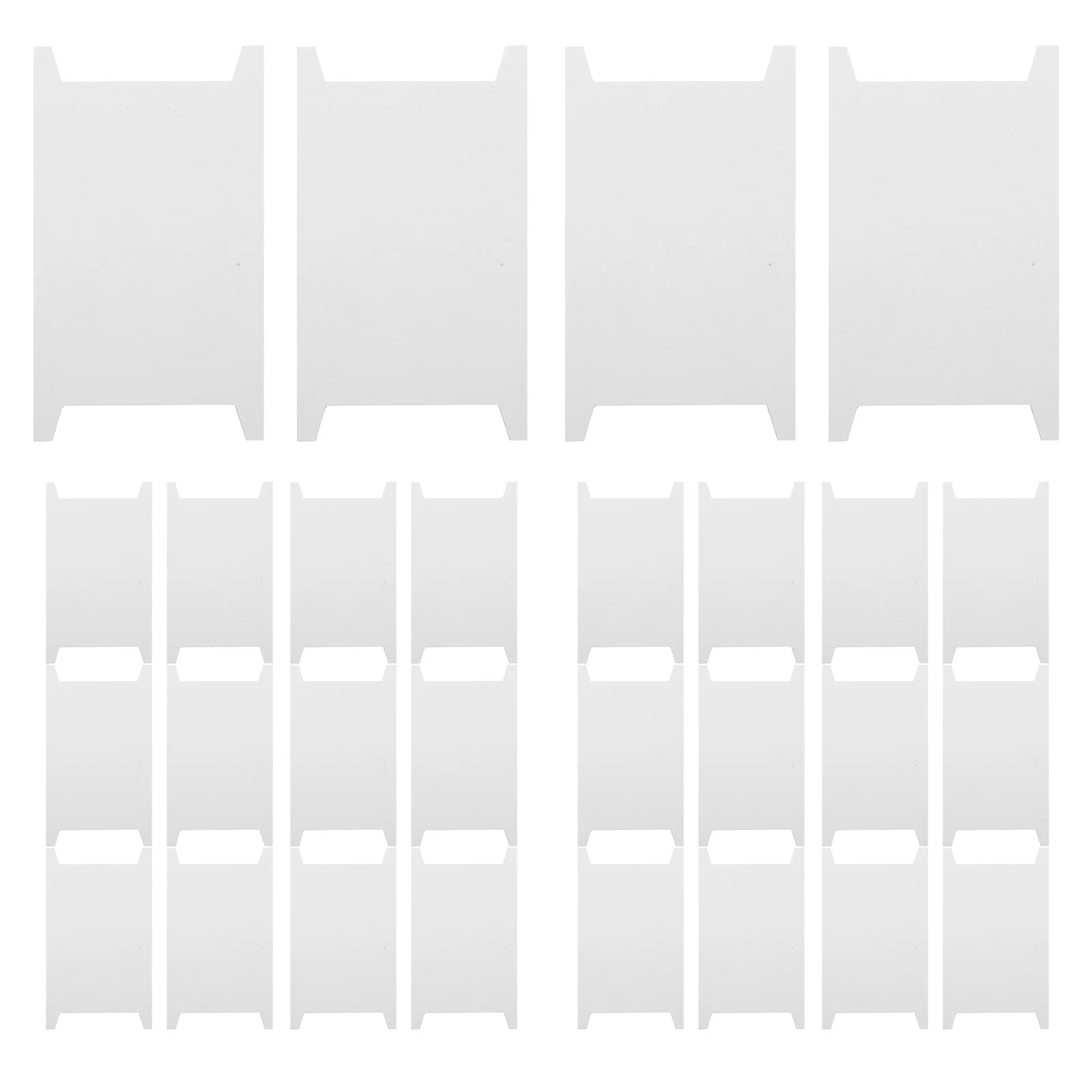 

100 pcs Thread Organizer Cards Embroidery Floss Yarn Storage For Ribbon Spool Craft Supplies Paper Windier Spool Holder