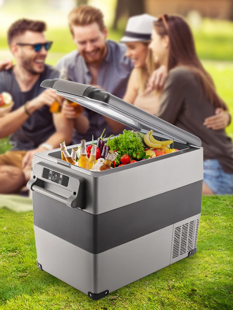VEVOR 35L 45L Car Refrigerator Mini Fridge Freezer Portable Compressor Cooler 12/24V DC 110-240V Ice Box for Camping