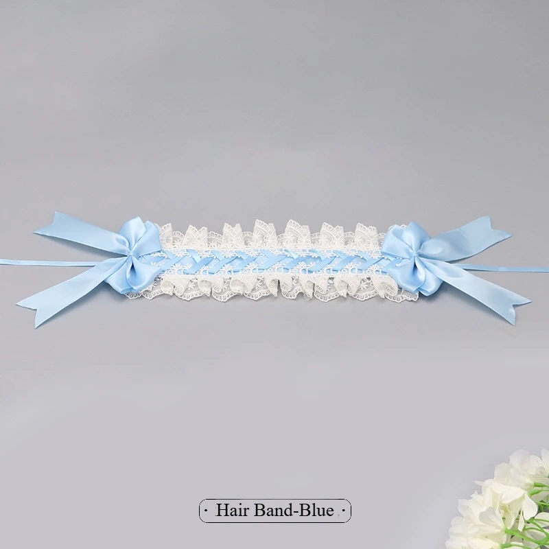 Bonito lolita gato orelha headwear laço arco fita cocar kawaii menina comic con cosplay acessórios de fantasia anime orelhas fofas adereços