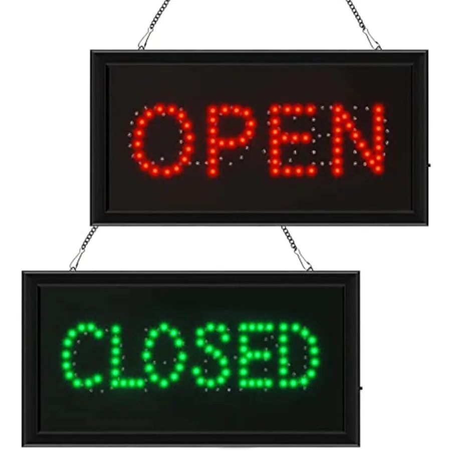 

Светодиодные таблички «Открыто/Закрыто» для бизнеса, световые вывески «Открыто/Закрыто», неоновые вывески «Закрыто», вывеска «Кофе Открыто» для кафе