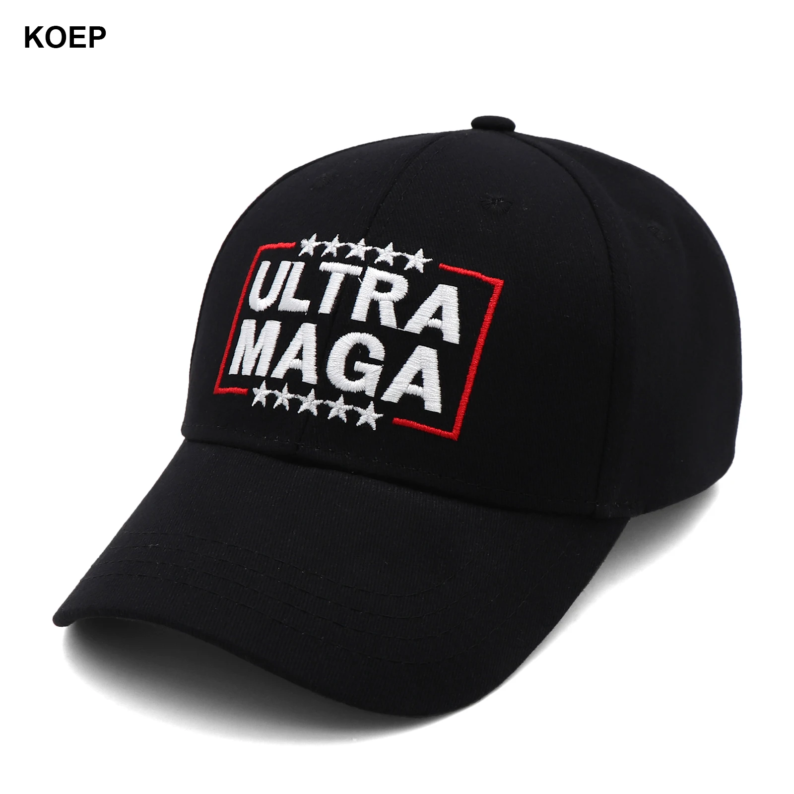 KOEP New Donald Trump 2024 Red Baseball Caps ULTRA MAGA Snapback President Hat Embroidery Wholesale Drop Shipping Hats