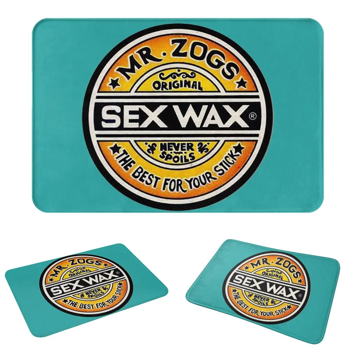 Mr Zogs Sex Wax Doormat Sand Scraping Carpet Rug Kitchen Entrance Home Floor Mat for Bathroom Footpad Mats