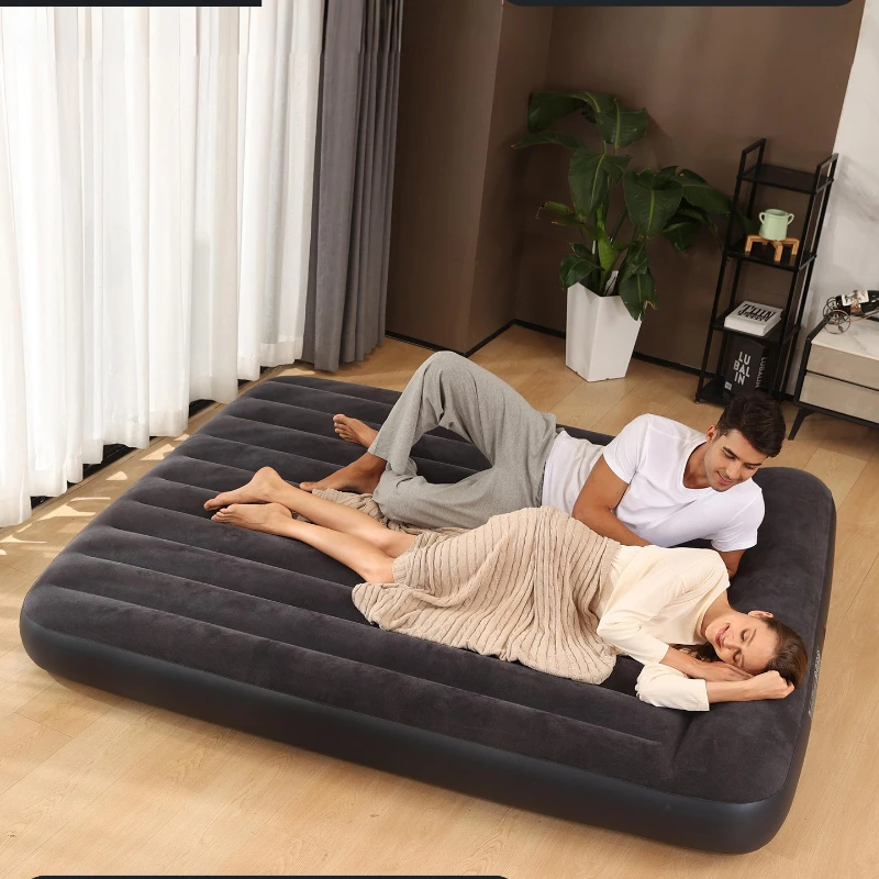 

Air mattress Outdoor folding portable single double bed Home floor bunk Camping lunch break Automatic bed