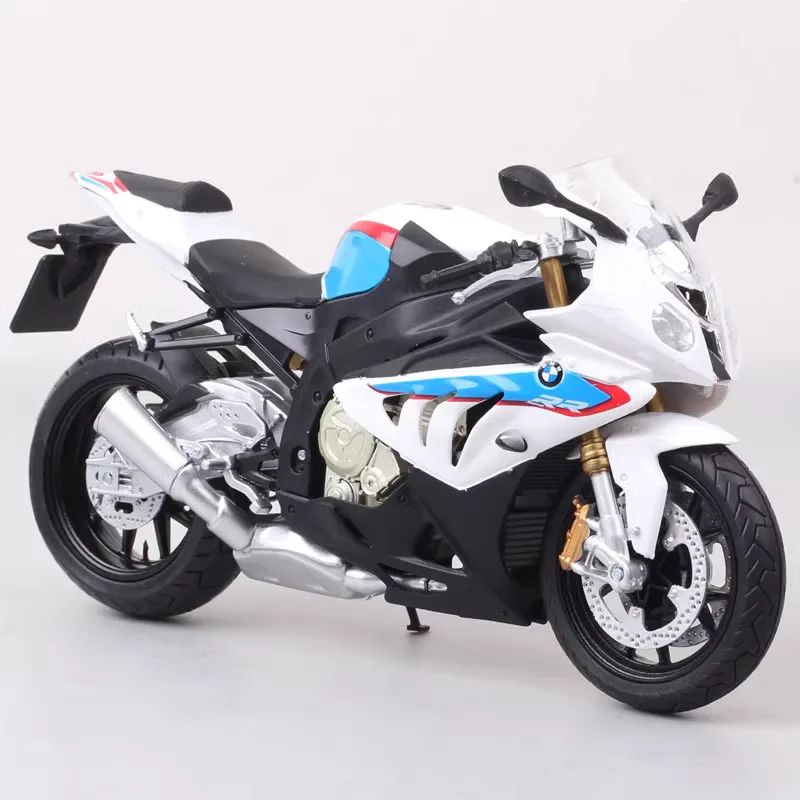 オートバイのおもちゃ-bmw s1000rr 2009,印刷されたキャストモデル,おもちゃ,変換車両,オートバイク,道路,自動サイクル,おもちゃの車,1:12