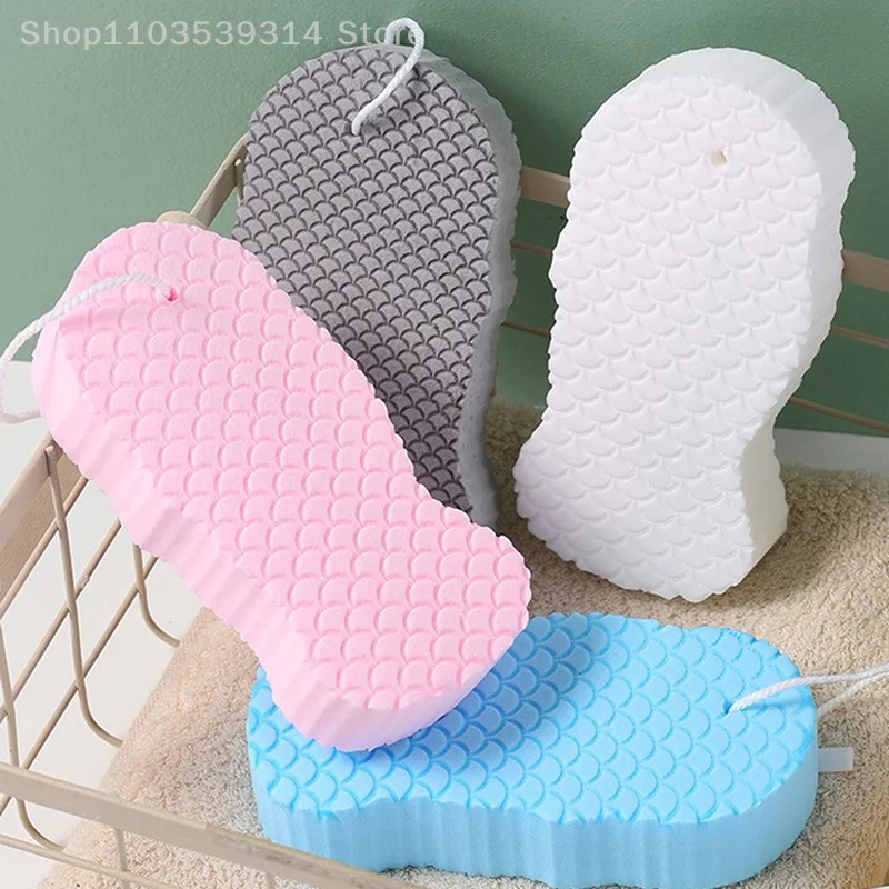 Fiber Body Scrub Bath Sponge Exfoliating Brush Magic Bathroom Products Household