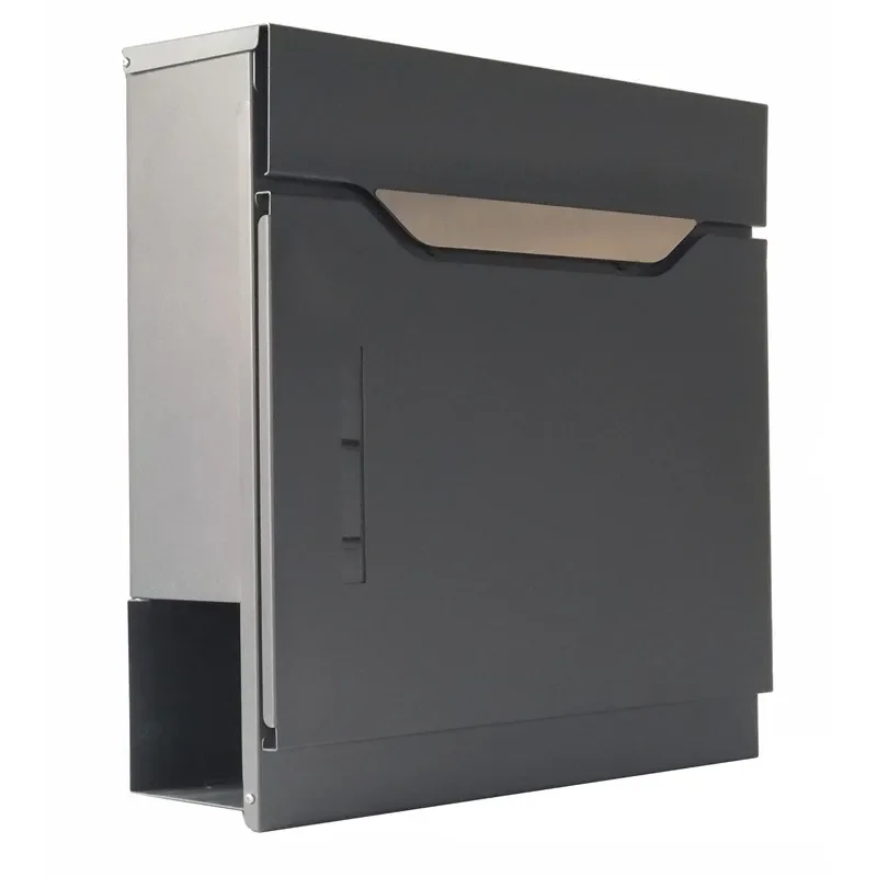 Luxury Thick Galvanized Steel European Style Outdoor House Mailbox for German and Polish Postal Systems