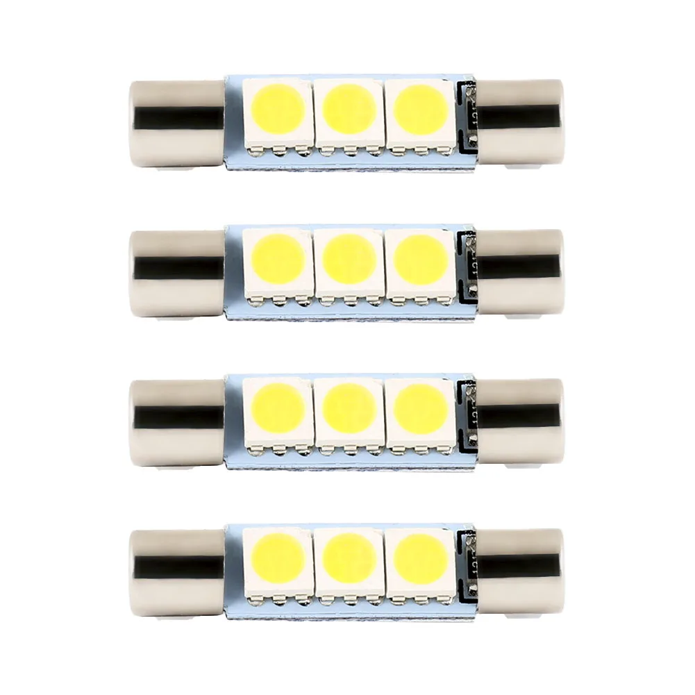 Convenient and Reliable White LED ST650503SMD 29mm B6LED Fuse Visor Vanity Mirror Light Bulbs Simple Design Easy Installation