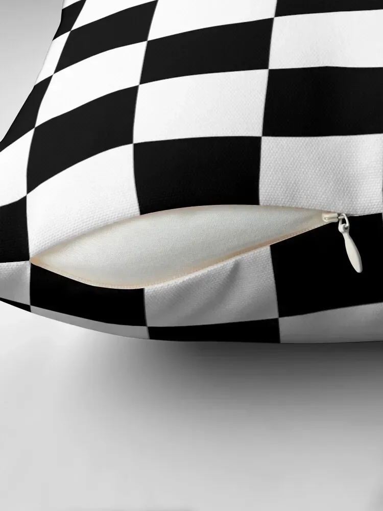 Checkered Flag Racing Chess Chessboard Checkers Checkerboard Throw Pillow Cushion Cover Set Cushion Cover Luxury pillow