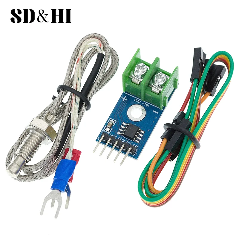 MAX6675 K Type Thermocouple Thermocouple Senso degrés de température Module haute précision haute température mesurable Module