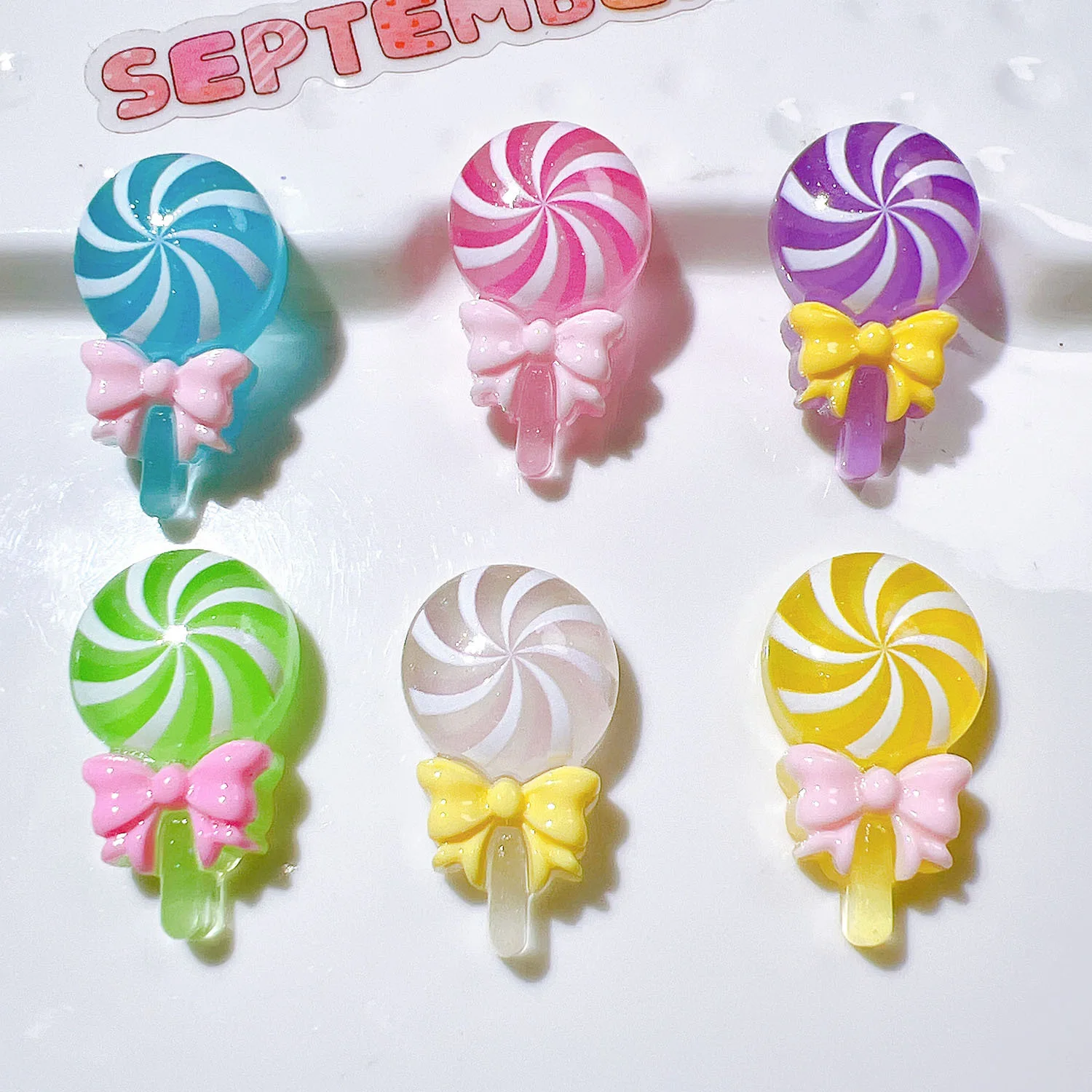 

10 шт. Новые милые смоляные фигурки-леденцы для скрапбукинга, рукоделия, украшений и декора