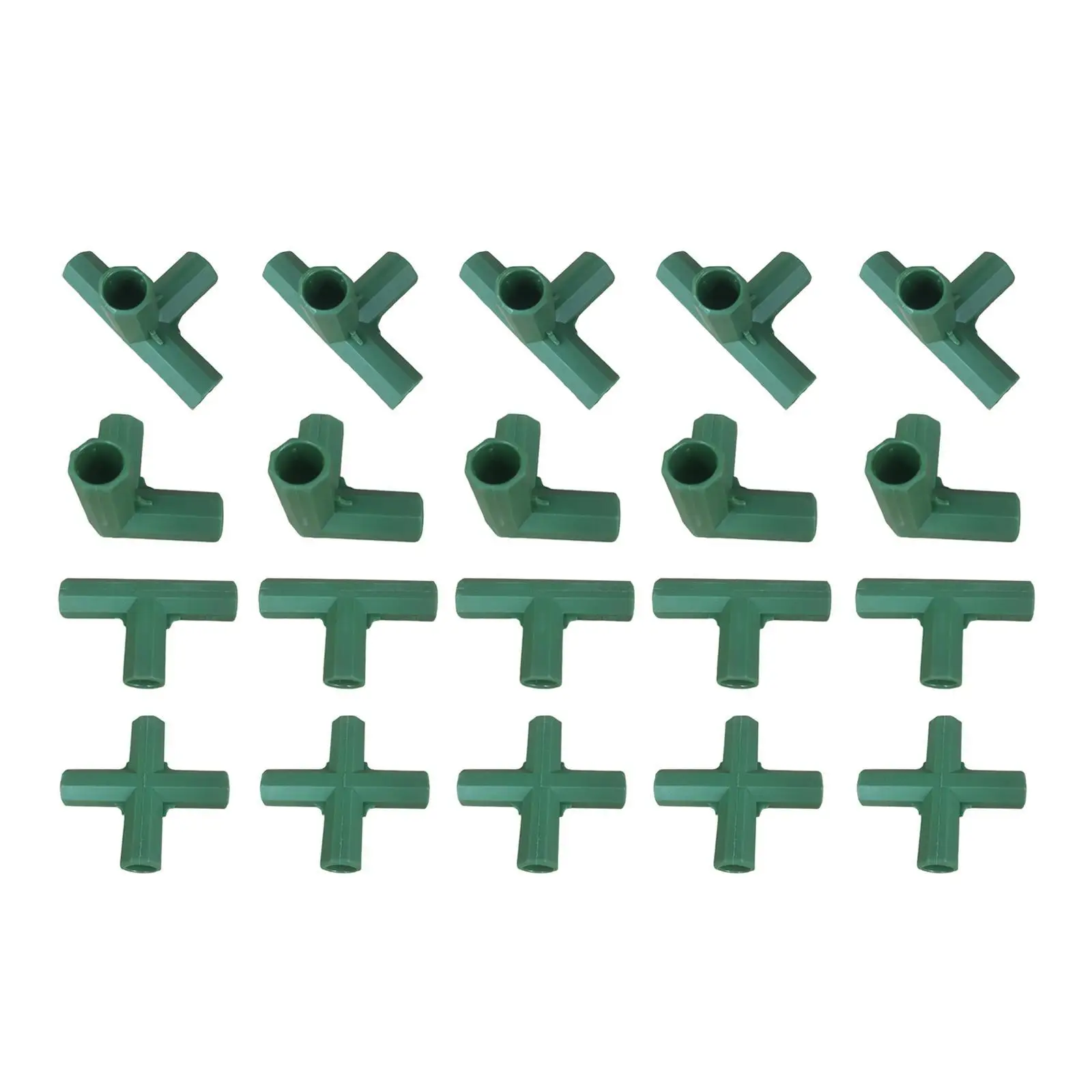 

20x Durable Green Greenhouse Joints for Plant Shelves,Furniture Connectors