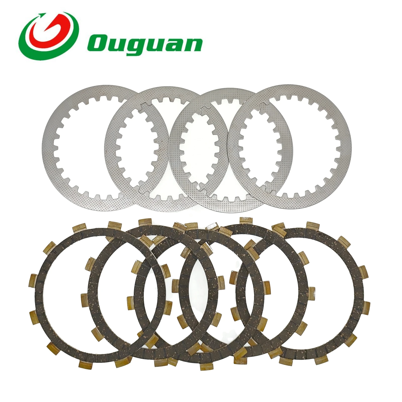 

ouguan for Yamaha XV250 XV125 Virago 250 95-07 V-Star 250 08-15 V Star 250 Route 66 XV 125 250 Clutch Friction Steel Plate Discs