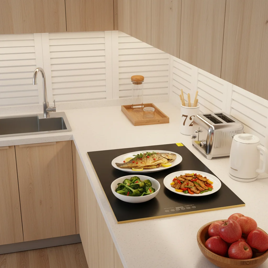 

Электрическая подогревающая тарелка, 110В, с сенсорным управлением, 80x45 см, для семейных ужинов, вечеринок, фуршетов