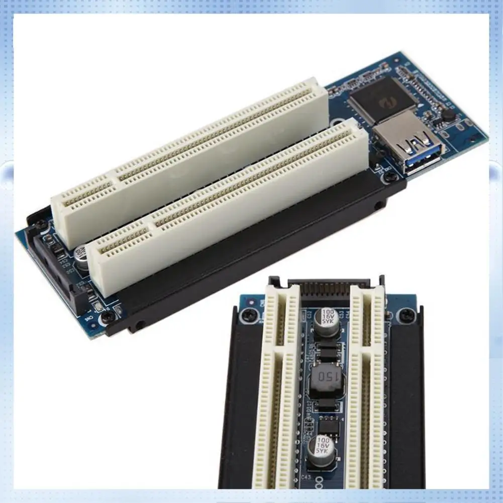 ABRJ-1 Buah Kartu Adaptor PCI-E Ke PCI PCIE Ke 2 Slot PCI Mendukung Kartu Pengambilan Kartu Pajak Emas