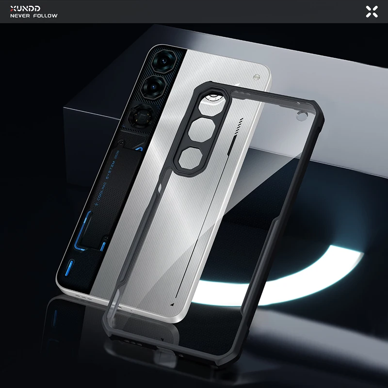 Etui Funda Xundd do ZTE Nubia NEO 3 5G Neo 5 Max z poduszkami powietrznymi, odporne na wstrząsy, ramka z PC + TPU, przezroczysty tył, pokrowiec na telefon. — zdjęcie produktu 6