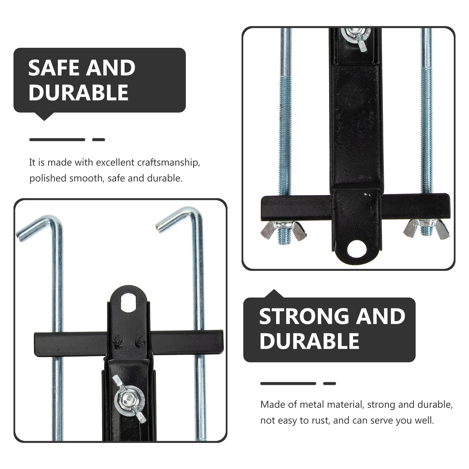 

Universal Car Bracket Stabilizer Support Hold Down Tie Mount Durable Anti Rust Truck Accessory Metal Hold Down