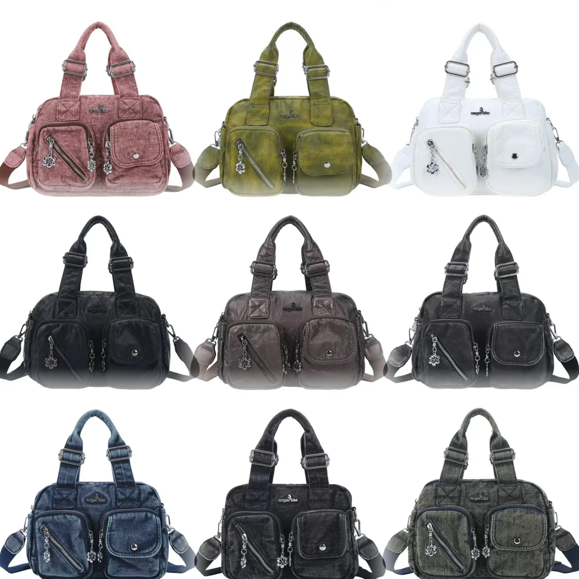 

Original Designer Brand Retro Large Capacity Shoulder Crossbody Bag Leisure Soft Leather Handbags for Women Bolsos Mujer