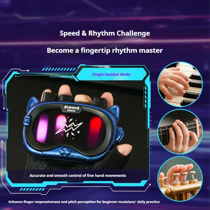 console-di-gioco-almond-island-rhythm-master-con-9-effetti-sonori-luci-led-colorate-e-sfida-di-velocita-di-30-secondi-per-alleviare-lo-stress