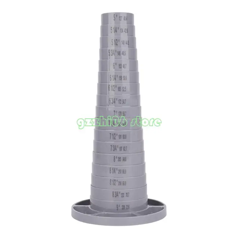 T5UF Stepped Bracelet Size Tower Measuring Tool for Daily Fit Checks and Size Sorting