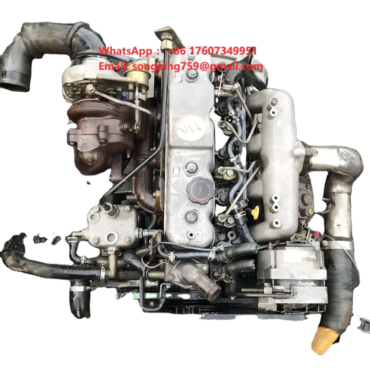 Used Diesel Engine for JAC Truck 4DA1T Euro4 4-cylinder 2.5L for Heavy Load and Various Working Environments