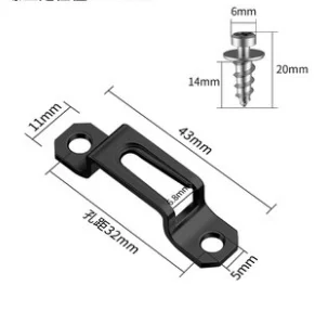 100pcs Invisible two-in-one connector screw fasteners hidden laminate cabinet wardrobe assembly furniture hidden screw fasteners