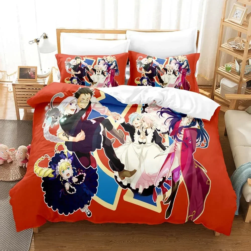 Anime ReZERO -Starting Life in Another World Bedding Set Single Twin Full Queen King Size Bed Set Adult Bedroom Duvet cover Sets