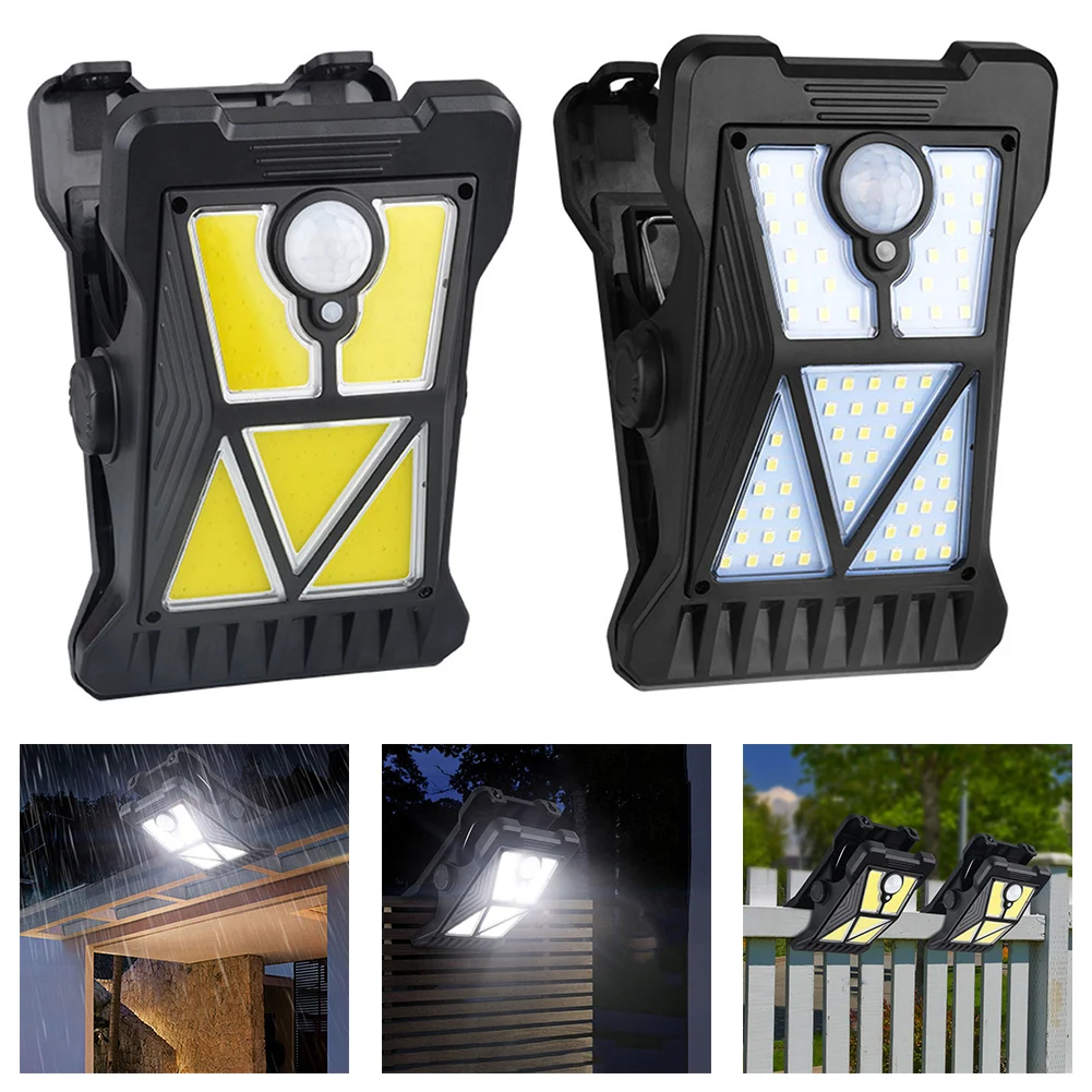 Camping Light Clip On Solar Light Outdoor Human Body Sensing Light 3Light Mode IP65nhmjWaterproofjyukHikingbfgrLamp