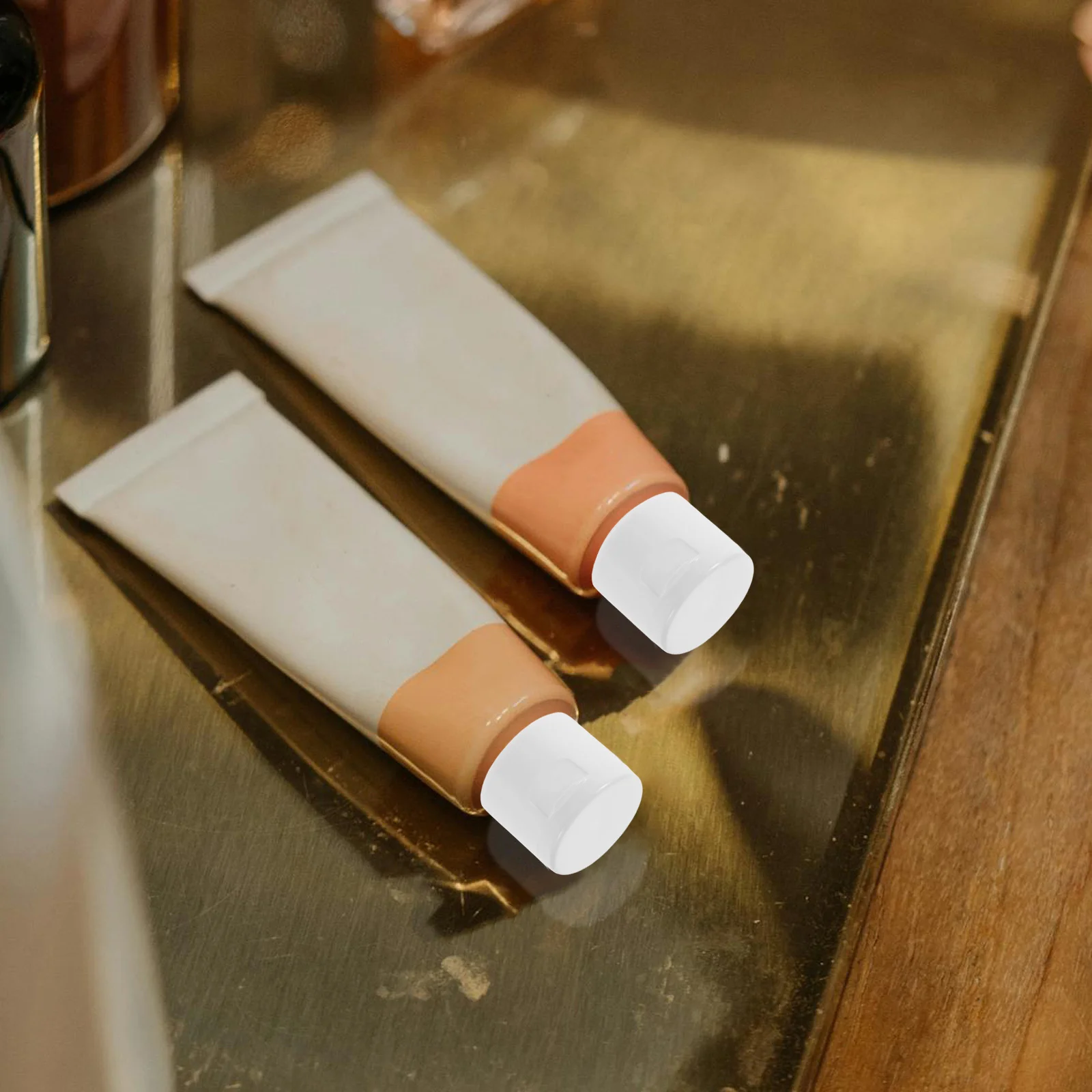 50 قطعة من أغطية الزجاجات للاستغناء، تصميم سهل الاستغناء لمنتجات العناية بالبشرة، أغطية بديلة لزجاجة الضغط القابلة لإعادة الملء #4