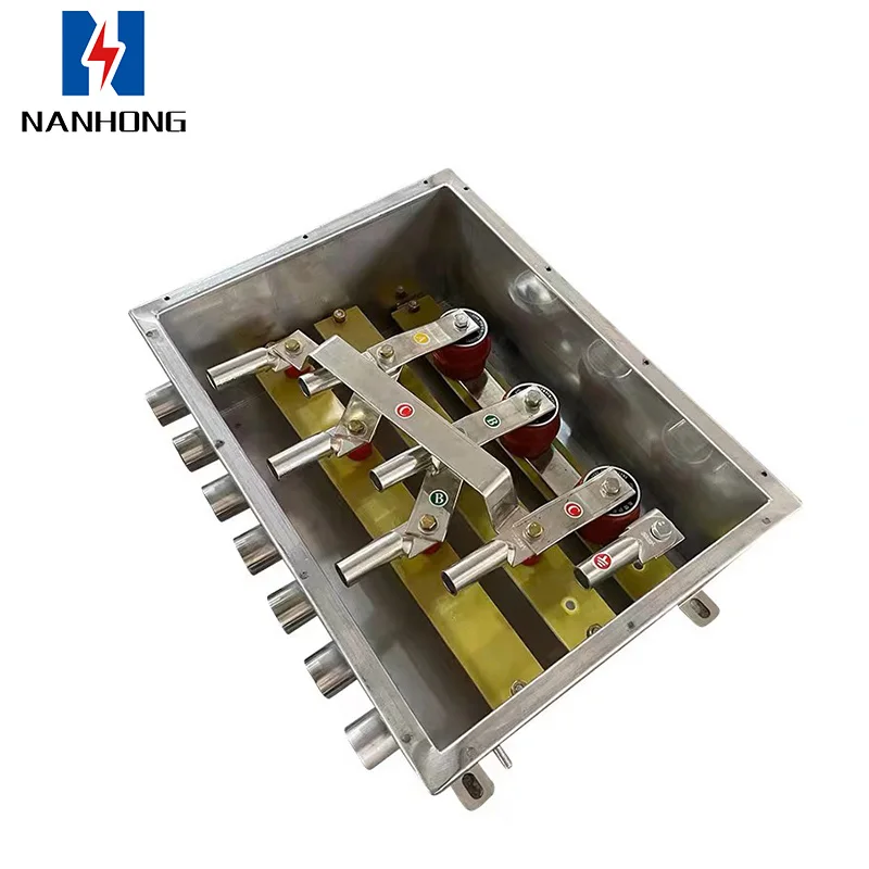 Nanhong cable sheath protection box 10kv/35kv/110kv direct protection cross grounding box stainless steel