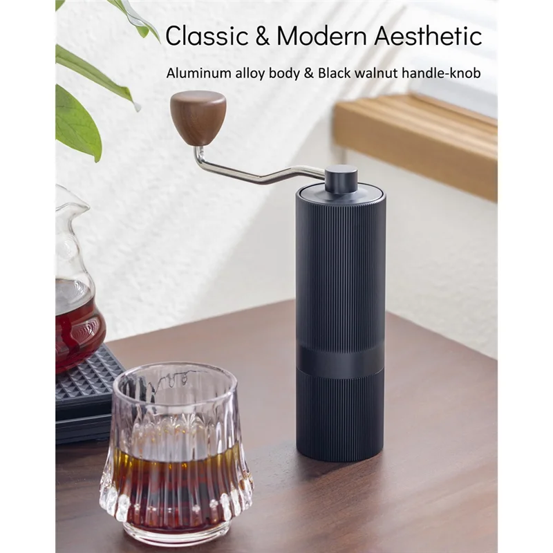 A05G-Camping For Office Traveling Manual Coffee Grinder,With CNC Stainless Steel Conical Burr And Adjustable Coarseness Gift