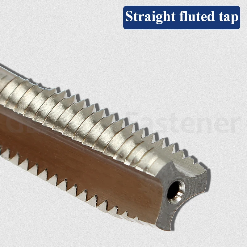 M2-M12 HSS Machine Tap Straight Fluted Tap Metric Screw Tap Right Hand Thread Tap Dril Thread Tool