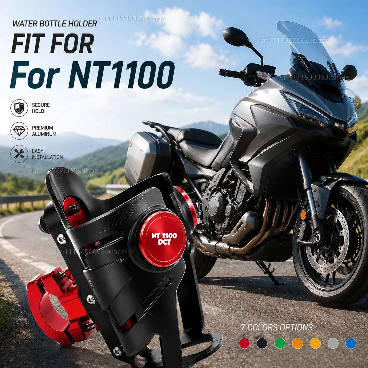 

Motorcycle Water Bottle Holder For NT1100 2022-2024 NT 1100 NT700V Coffee Beverage Tea Cup Support Modification Accessories