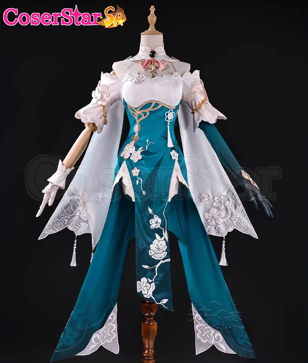 

CoserStar-SR Honkai Star Rail Ruan Mei Cosplay Costume Outfit Dress Carnival Halloween Anime Game Role Play Uniform Shoes Prop