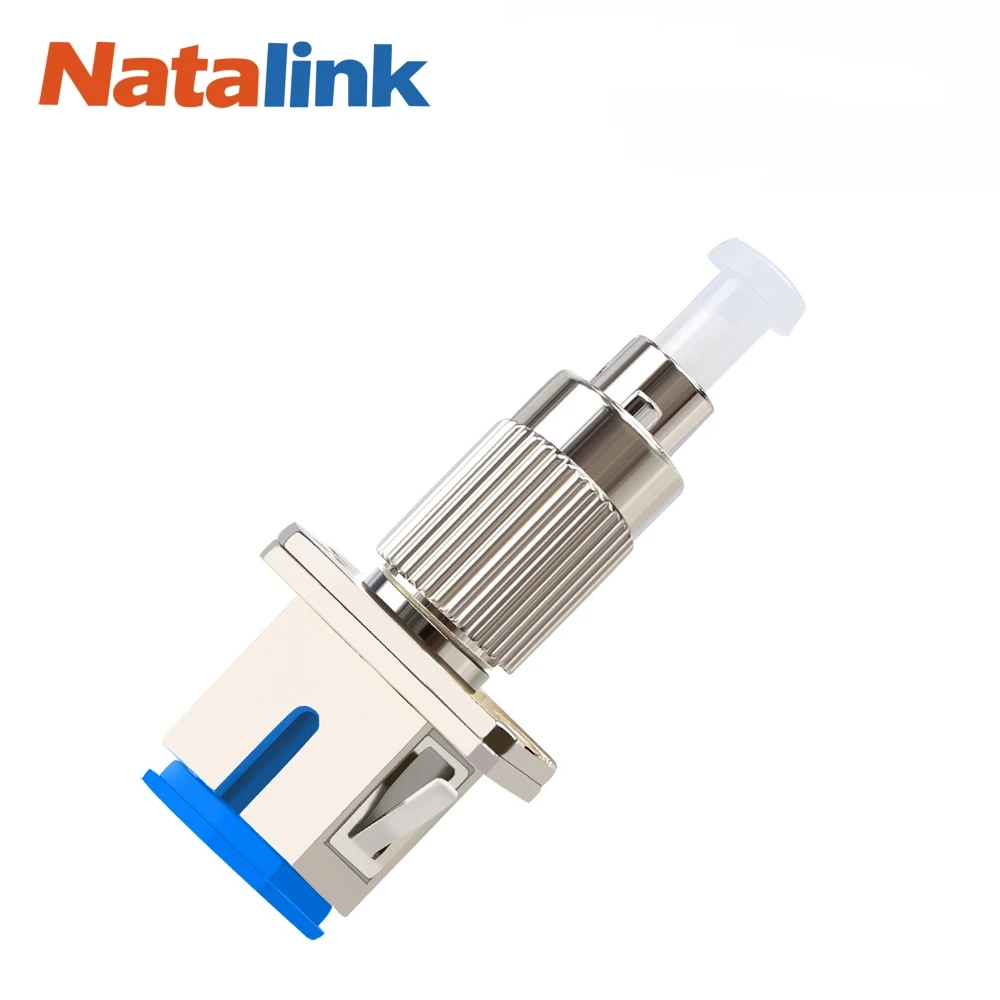 Natalink FC Male to SC Female UPC Fiber Flange Connector Singlemode Adapter for FTTH Red Light Pen Optical Power Meter Pigtail