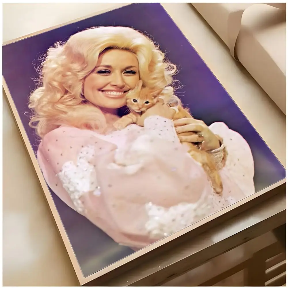 Singer Country D-Dolly Parton Poster Top-tier Indoor room Decor Art & Household Decoration Presents
