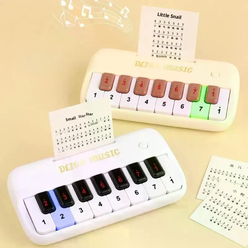 1 set educatief speelgoed voor kinderen geschenken draagbaar 15-toetsen digitaal toetsenbord mini elektronische piano kinderen muziekinstrument