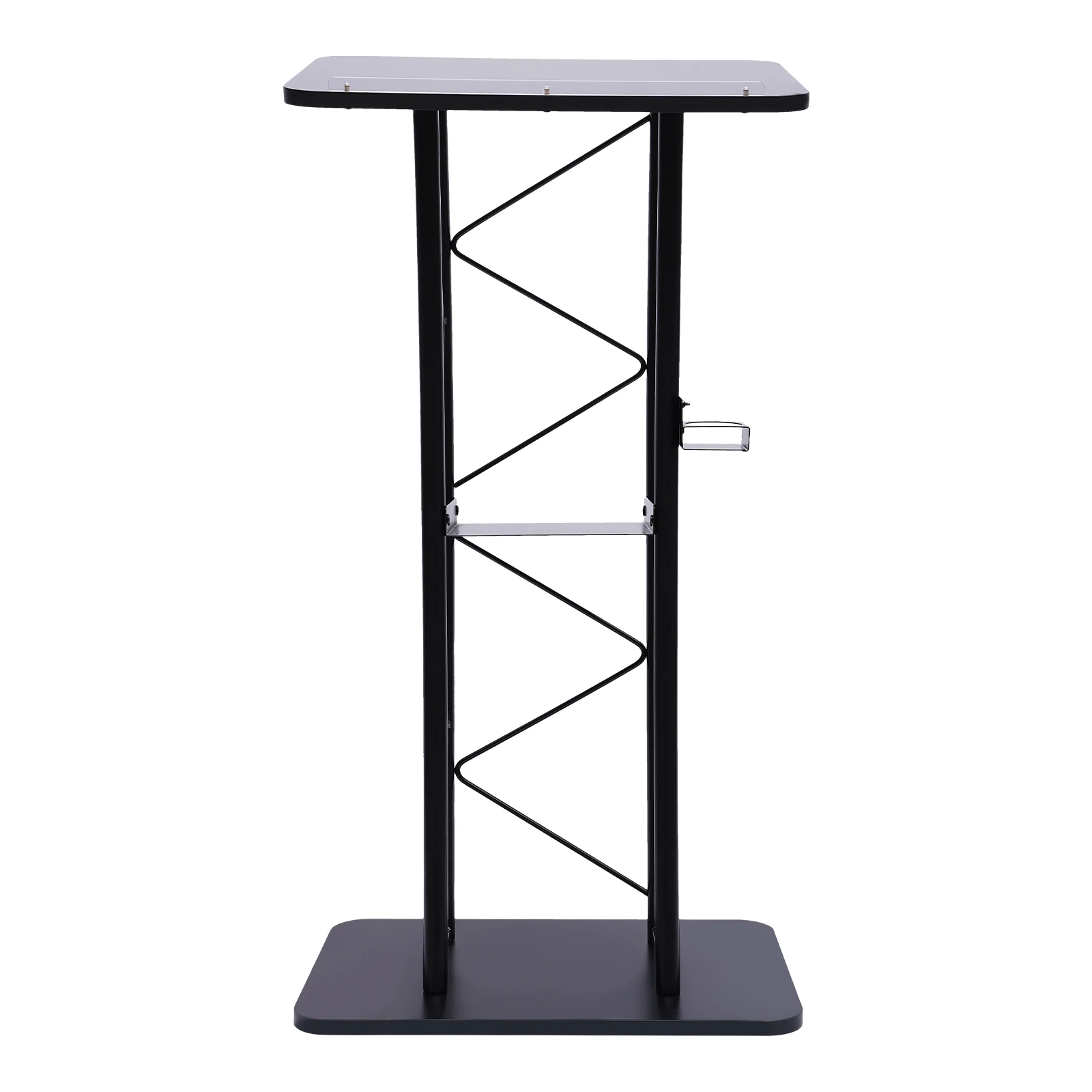 

23.8*15.9 Inch Curved Podium Baffle Design with Cup Holder Design for Schools, Conference Rooms, Stages, Churches, Classrooms