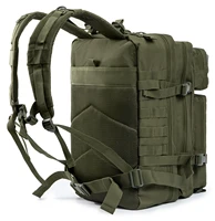 45L Tactical Travel Backpack Molle Large Capacity Multi Pocket Storage Bag Durable Wear Resistant Camping Hiking Trekking Bushcraft Daypack Heavy Duty Rucksack For Men Women Business Trips Mountain Climbing Daily Commute Luggage Bag 2