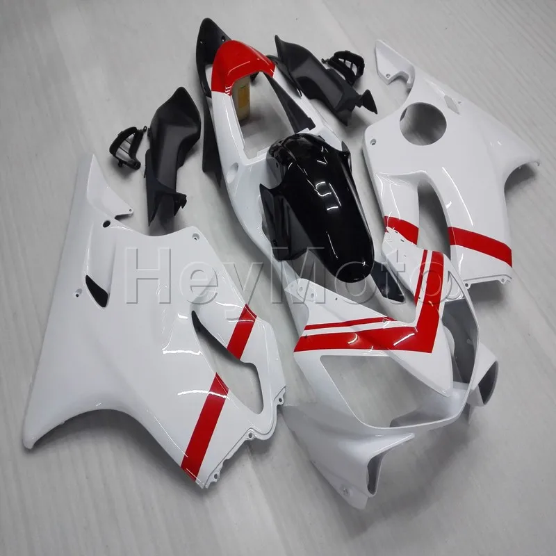 

injection Fairings kit for CBR600 F4i 2001 2002 2003 white CBR 600 F4i 01 02 03 ABS Plastic Bodywork Set