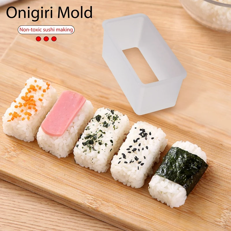4 ชิ้น Musubi Maker กดแม่พิมพ์ Non-Stick สเปรย์ Musubi Maker ปลอดสารพิษซูชิทําชุดฮาวายสปา Musubi Maker