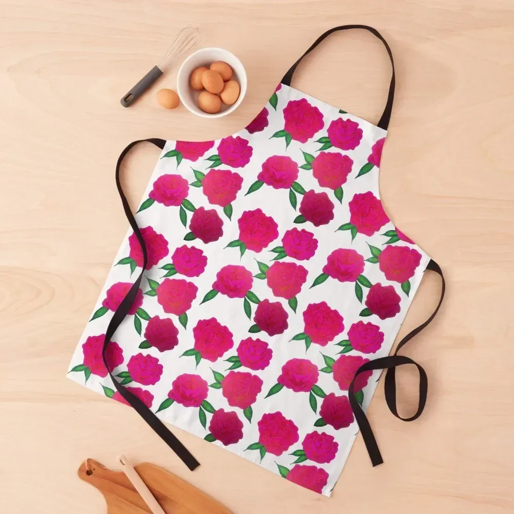 

Roses Apron household woman Hairdressing Apron