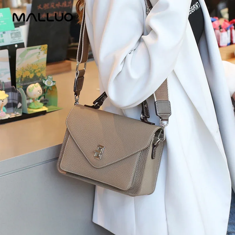 

Women Real Cow Leather Shoulder Bags Female Large Capacity Casual Crossbody Bag Ladies Retro Fashion Commuting Cowhide Handbag