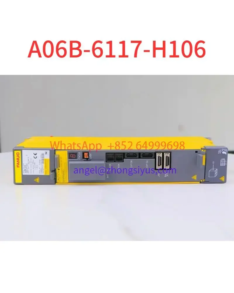 A06B-6117-H106 مضخم صوت مؤازر مستعمل αiSV تم اختباره بشكل جيد #2