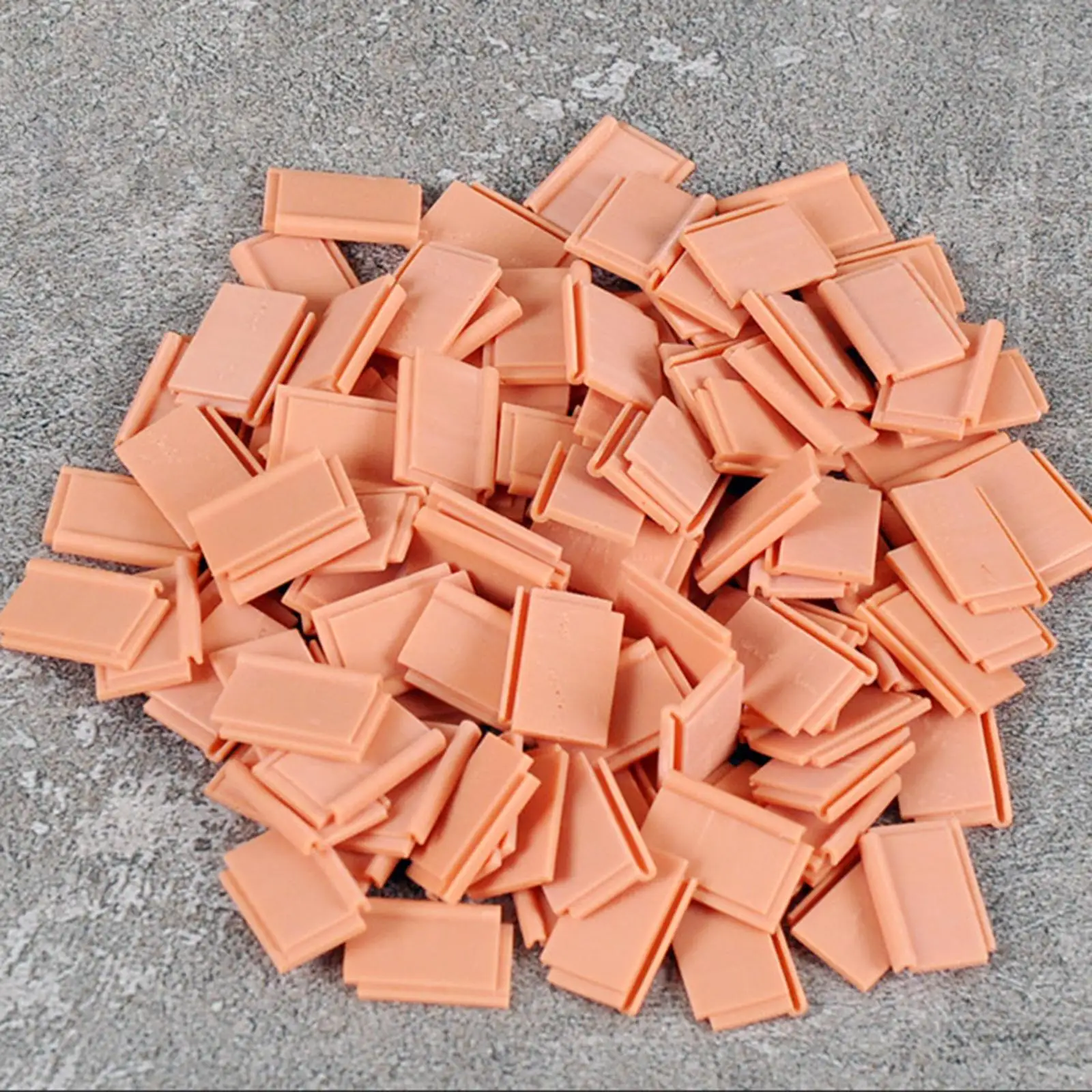 108-delige miniatuur dakpannen baksteen tegels doe-het-zelf benodigdheden poppenhuizen simulatie rekwisieten veelzijdige montage micro landschap decor