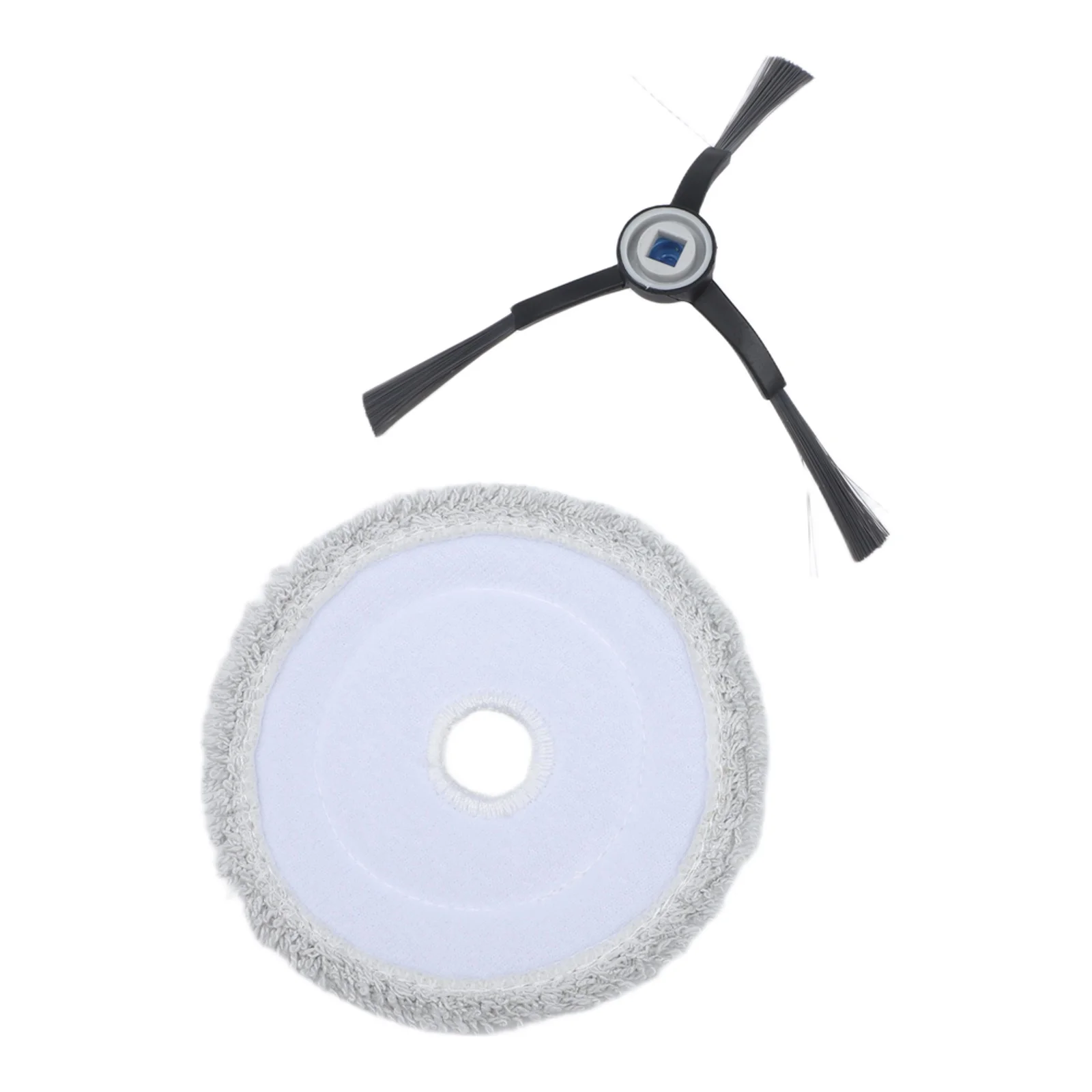 Robot Vacuum Parts Vacuum Brush Kit Mop Cloth Included HEPA Replacement Filters Cleaning Brush Tool Cleaning Tool Black White