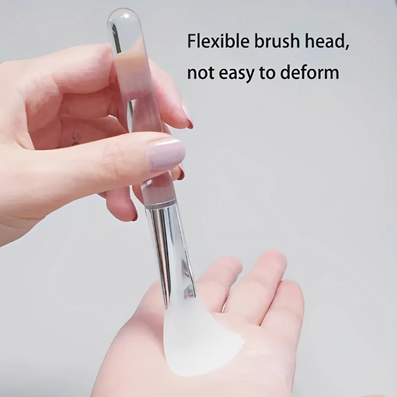 4/1 Uds cepillo de máscara de silicona aplicador de máscara de barro Facial cepillo aplicador de humectante herramienta para máscaras de arcilla Facial herramienta de cuidado de la piel DIY