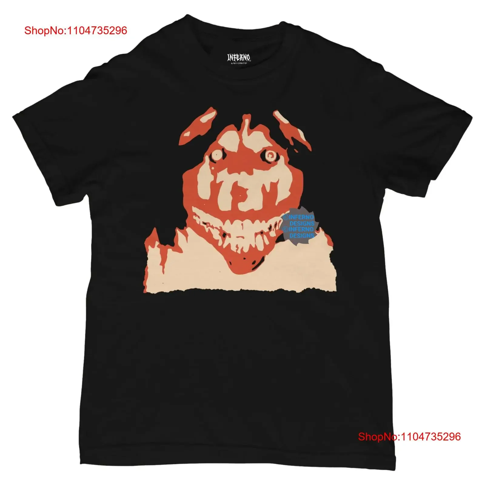 Smile Dog T Shirt Creepypasta Horror Goth Y2K Grunge vintage Washed Stretched Unisex Breathable streetwear Comfortable Casual